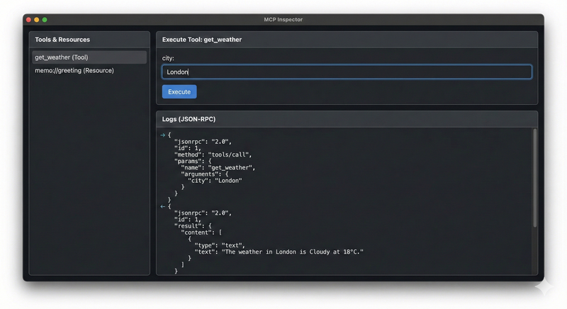 MCP Inspector UI