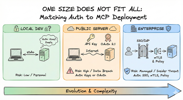 MCP Security Part 3 - One Size Does Not Fit All: Matching Auth to Your MCP Deployment
